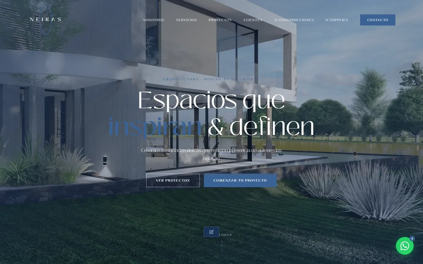 Portada del sitio de Neiras